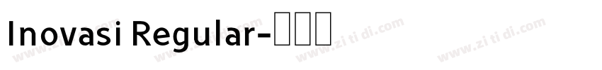 Inovasi Regular字体转换